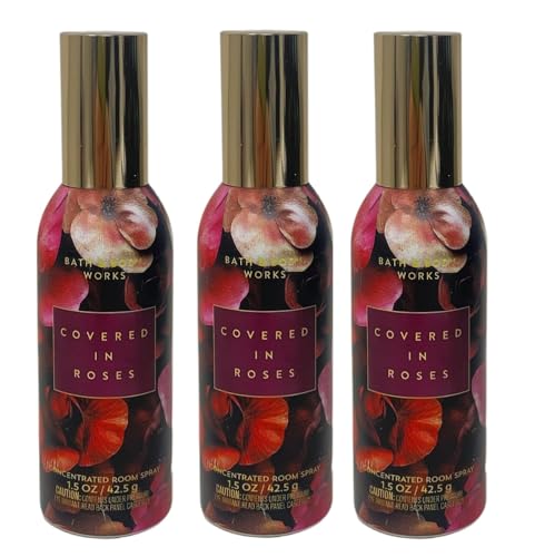 Bath and Body Works Covered In Roses Room Spray - Pack of 3
