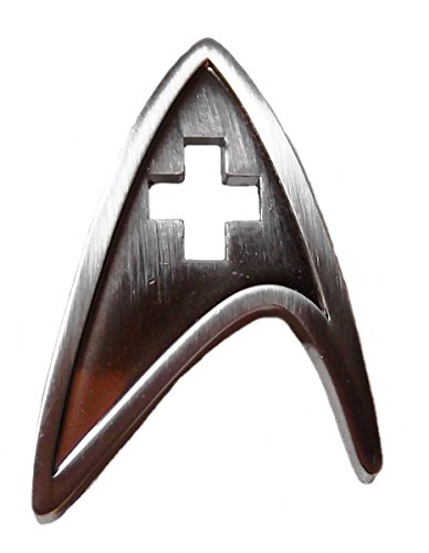 Main Street 24/7 Star Trek New Movie Medical Chest Insignia Metal Logo PIN Silver