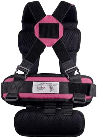 RideSafer Travel Vest Gen 6 - Large (50-80 lbs) - Pink - Lightweight Portable Child Safety Car Seat for Travel, Rental Cars, Rideshares — view 2