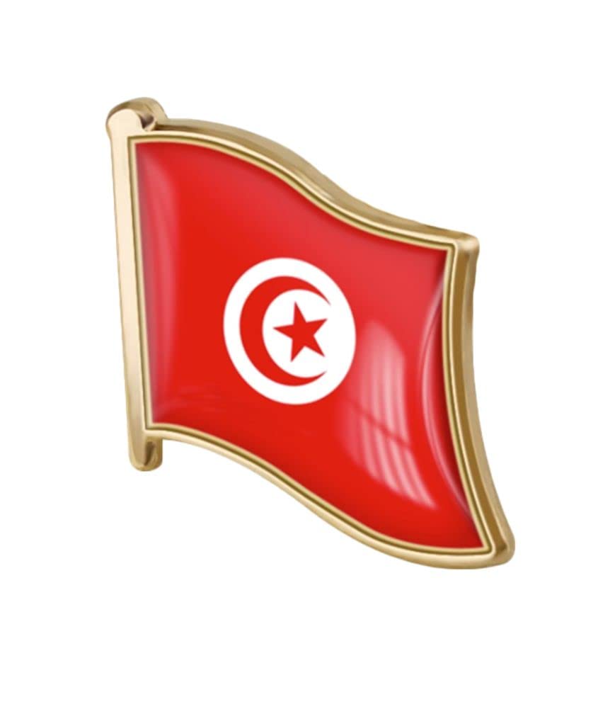 vmcoatdu Country Flag Pin Badge International Travel Brooch Metal Alloy Souvenir Pin for Hat Clothes Backpack