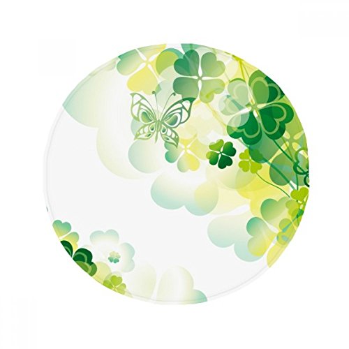 Tapis de sol trèfle à quatre feuilles cadeau idéal Saint-Patrick 50cm