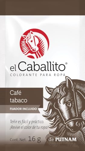 La Mejor Selección de Colorantes para Ropa , listamos los 10 mejores. 39 el Caballito, el único Colorante en Polvo para ropa color Café tabaco ¡Revive y cambia el color de tu prenda favorita! Sobre con 16g