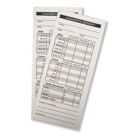 Cashier's Deposit Envelopes | �L���b�V���h���b�v���� | #10 | 4 1/8�C���` x 9 1/2�C���` | ���؎�A�����A����(500��)