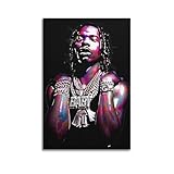JKOSUERB Póster decorativo de Lil Baby Singer para pared, 4 pósteres de pared e impresión artística moderna para decoración de dormitorio familiar, 30 x 45 cm