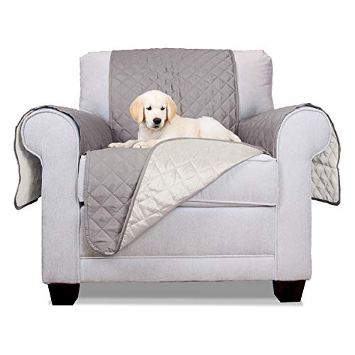 Furhaven Pet Furniture Cover | Two-Tone Reversible Water-Resistant Living Room Furniture Cover Protector