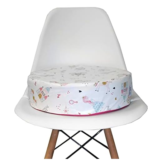 Almofada Criança Elevação Assento Impermeável Redonda Cici