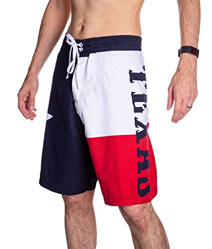 Calhoun Men's State Flag Swim Board Shorts (Texas Flag, Xx-Large) #TOP1