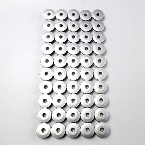 evernice Large M Style Aluminum Bobbin for Most Long Arm Machines (100)