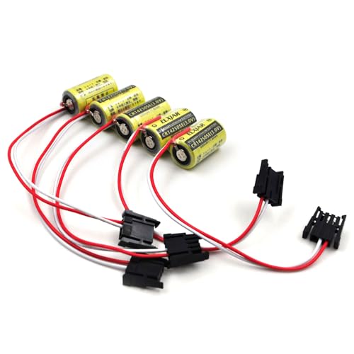elxjarenergy (5-Pack) 3V 600mAh Battery for 1747-BA, 1769-BA, 1756-BA1