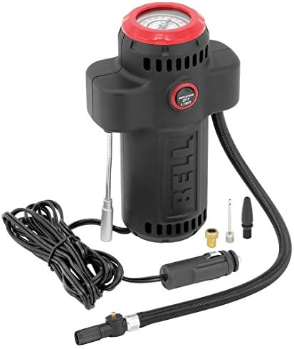Bell Automotive 22-1-32000-8 Bellaire 2000 Emergency Tire Inflator, 12V, Includes an Easy to Read Pressure Gauge and on/Off Switch with Fused Lighter Plug Protection.