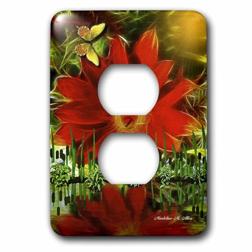 3dRose lsp_9128_6 Feng Shui 2 Plug Outlet Cover