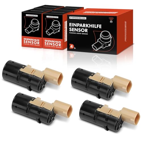 Frankberg 4x Parksensor PDC Sensor Hinten 3-Polig Kompatibel mit 307 Break 3E 307 CC 3B C3 I FC FN C2 JM Xsara Picasso N68 Replace# 659095
