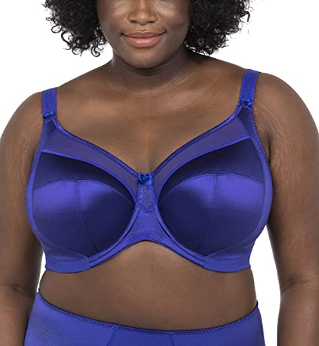 Goddess Keira Wired Bra (36E, Ultramarine)