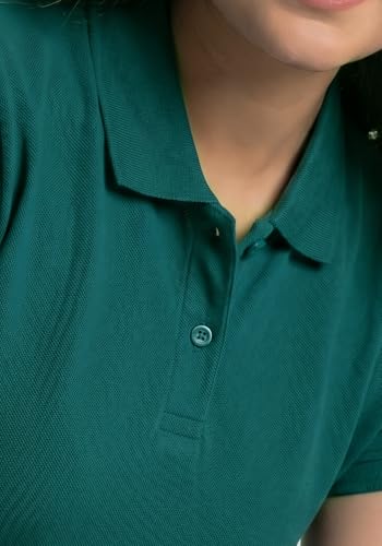 Image of Wear Your Opinion Womens Polo Collar Neck T-Shirt Top (Design: Solid)
