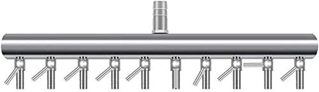Aquarium Air Valve 10 Way Aquarium Fish Tank Inline Manifold Air Flow Pump Tubing Splitter Lever Control Valve
