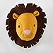 Lion Stuffed Animal Wall Mount
