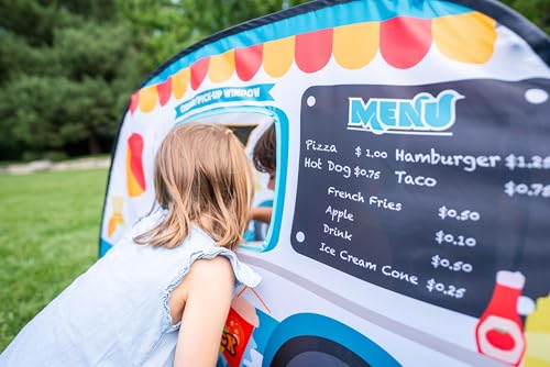 Pacific Play Tents Food Truck Pop-Up Tent (67150) - Indoor/Outdoor Pop-up Playhouse for Toddler & Kids Easy Setup by Pacific Play Tents - Image 3