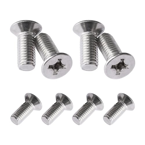Ohleats 8PCS Stainless Steel Brake Disc Rotor Screws, Car Front and Rear Retaining Hardware Screw Kit, Replace 93600-06014-0H for K3, City, Civic, Accord, Odyssey, Car Accessories