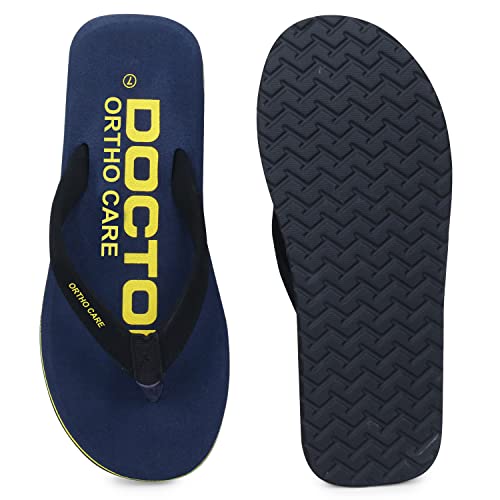 DOCTOR EXTRA SOFT House Slipper for Men's Care |Orthopaedic | Diabetic | Comfortable | Cushion | Flip-Flop Men's and Boy’s Home Slides for Daily Use D-60027