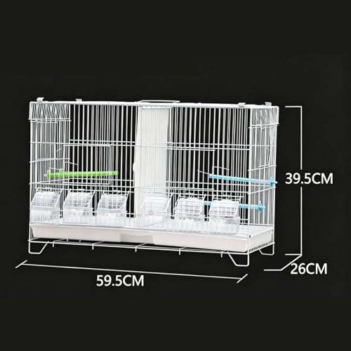 Maison pour perroquet durable en métal robuste pour calopsitte et perruche - 4