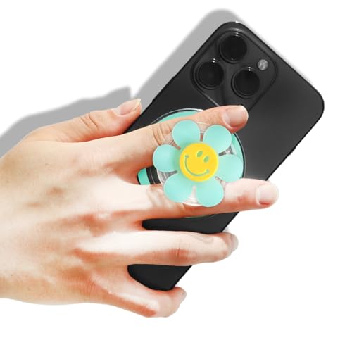 Poignée magnétique pliable pour téléphone portable et tablette Sourcingmap