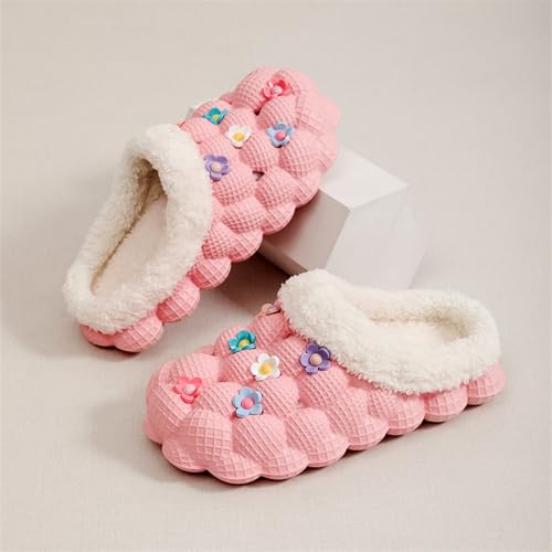 House Slippers for Woman Arch Support Cozy Warm Fuzzy Slippers Non Slip Home Shoes Casual Slip On Indoor Slipper Winter Cute Slipper4