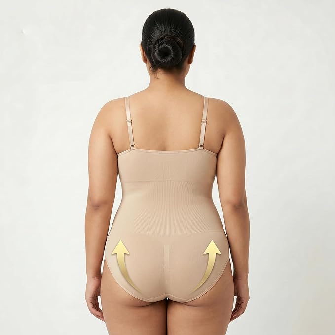 Image of ELEG & STILANCE Women's High-Waisted Body Shaper Tummy Control Slimming Shapewear with Corset, Wired Tummy Tucker, Postpartum Belly Fat Reduction Abdominal Belt