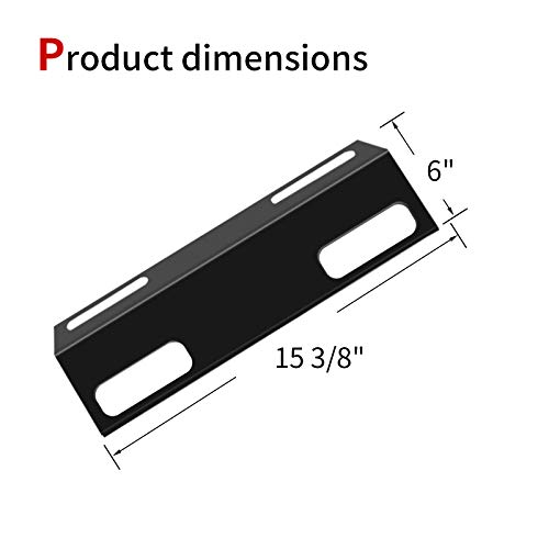 99351(4-Pack) Porcelain Steel Heat Plate Replacement For Select Ducane Gas Grill Models By Bbq Mart #TOP1