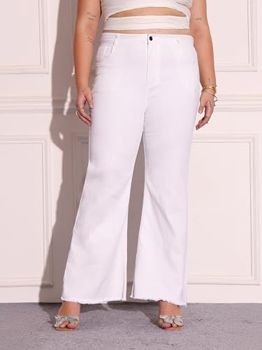 Image of Miss Chase A+ Women's Bootcut High Rise Regular-Length Stretchable Denim Shaping Jeans