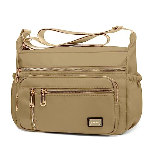 Image of NPBAG Crossbody Bag for Women, Shoulder Purse Handbag Messenger Bag, Trendy Pocketbooks, Waterproof and Multi-Pockets