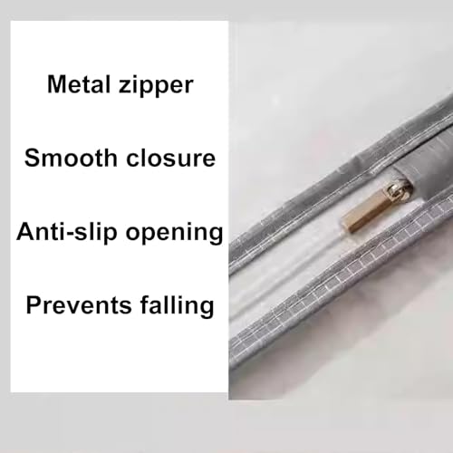 PEVA Garment Bags for Hanging Clothes, Fully Transparent Garment Bag, Large Capacity Suitable for Wardrobe Storage of Suits(25x50x120cm/10x20x47in)4