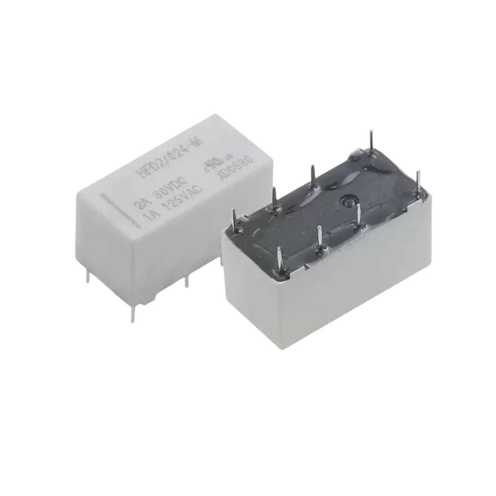 AARTERZZA 10 x HFD2-024-M 8 Pin 1A 125V AC RELAY