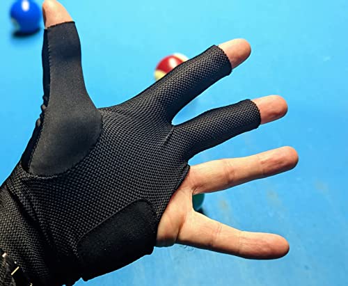 Votinu Billiard Gloves, 3 Finger Pool Cue Glove, Left/Right Hand by Votinu - Used condition - Image 6