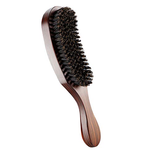 Cepillo para bigote cerdas naturales STOBAZA de madera de timber para peluquería de hombre