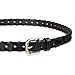 Levi's Women's Fully Adjustable Skinny Leather Braid Belt, Black, Small