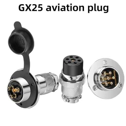 Conector Macho Aviation GX30 3P para Instalación Panel miniatura 3