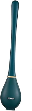 1 Toilet Brush Brush Silicone Toilet Brush Soft Brush Bathroom Toilet Brush Home Toilet Long Handle Bra