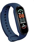 Fitness Tracker Watch for Kids Girls Boys Teens Amhillras - Activity Tracker, Pedometer Calorie Counter Sleep Monitor Silent Alarm Clock,IP67 Step Counter Great Kids Gift (Blue)