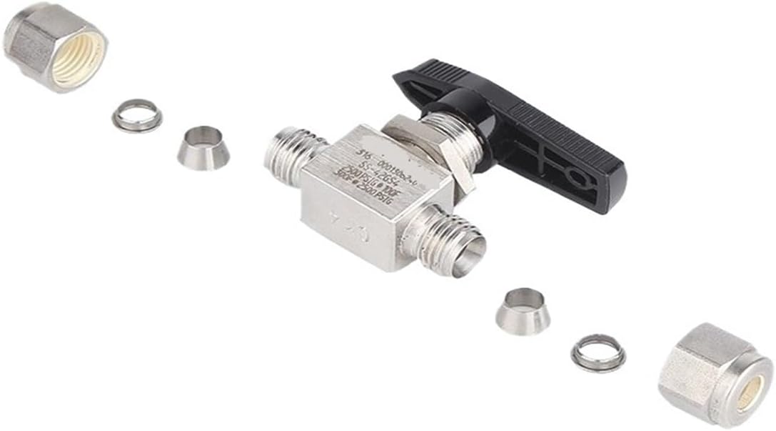 One-Piece Ball Valves, Ferrule NPT Internal and External Threaded Links, On-Off Globe Valves(SS-43GVCO4 1/4 in)