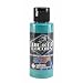 Createx Wicked Colors W019 Fluorescent Aqua 2oz. water-based universal airbrush paint. by SprayGunner