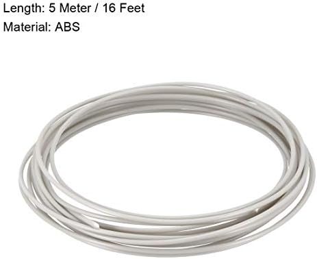 uxcell 3D 펜 필라멘트 리필, 16피트, 1.75mm ABS 필라멘트 리필, 치수 정확도 +/- 0.02mm, 3D 프린터용, 그레이 — 사진 2