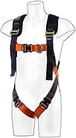 Portwest Portwest Ultra 2 Point Harness, Size: S/M/L, Colour: Black/Orange, FP72K1RS/M/L