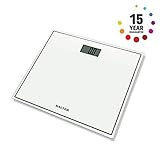 DISEÑO COMPACTO: no hay nada como el diseño minimalista cuando se trata de interiores con estilo. Con su plataforma de vidrio compacta y fresca, nuestras básculas de baño electrónicas agregarán un toque de clase a cualquier baño. Estas escalas contemporáneas son simplemente perfectas en vidrio blanco.