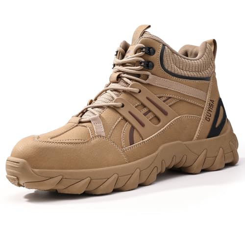 Image of Steel Toe Shoes for Women and Men, Lightweight Safety Work Shoes, Puncture Resistant Cushioned Low Top Work Sneakers for Warehouse Factory Construction