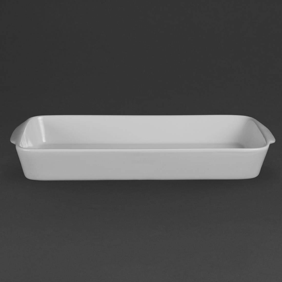 Olympia Whiteware Rectangular Roasters 395x 219mm (6 pack)