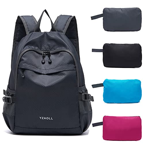 Yzaoll 20L Lightweight Packable Hiking Backpack,Small Hiking Backpack Day Pack For Women Men Travel Camping Vacation,Gray #TOP5
