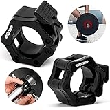 NEOLYMP Bloqueos de mancuernas con montaje con una sola mano para un entrenamiento seguro y un cambio rápido de plato, 50 mm