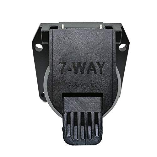 Carrofix Replacement Oem Uscar Rv Blade 7 Pin Wiring Socket Vehicle-Side Trailer Connector #TOP5