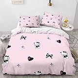 ♥Información sobre el tamaño: individual: 1 funda nórdica de 135 x 200 cm y 1 fundas de almohada de 48 x 75 cm. Doble: 1 funda nórdica de 200 x 200 cm y 2 fundas de almohada de 48 x 75 cm. King: 1 funda nórdica de 220 x 240 cm y 2 fundas de almohada de 48 x 75 cm