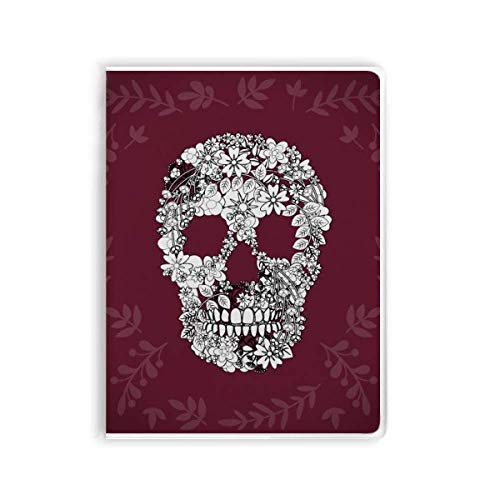 Carnet de notes motif os du Mexique à couverture souple pour écrire au quotidien